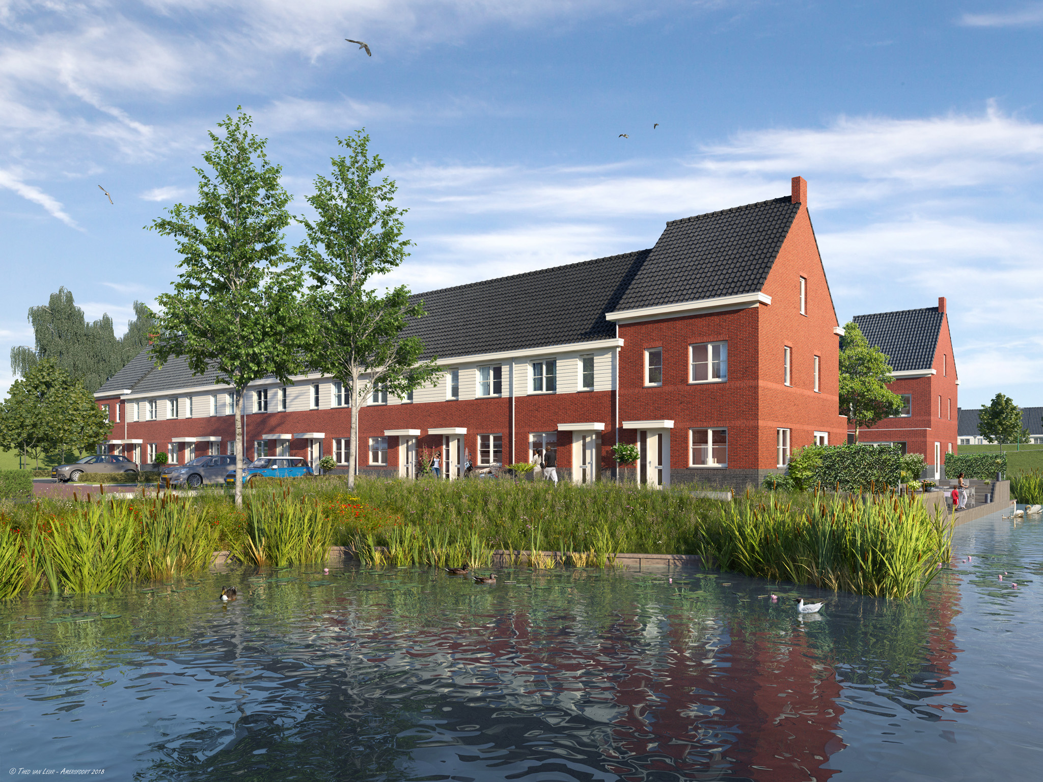 Rijwoningen Switi fase 3a aan het water.jpg